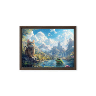 Echoes of Serenity - Framed Canvas