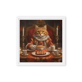 The Regal Feast - Framed Canvas