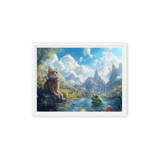 Echoes of Serenity - Framed Canvas