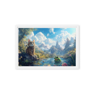 Echoes of Serenity - Framed Canvas