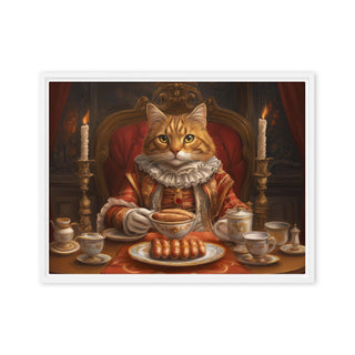 The Regal Feast - Framed Canvas