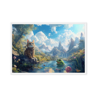 Echoes of Serenity - Framed Canvas