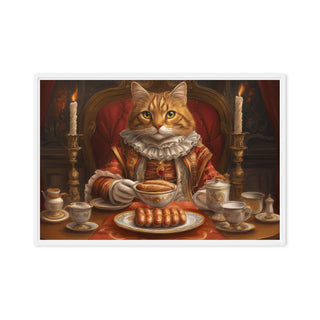 The Regal Feast - Framed Canvas