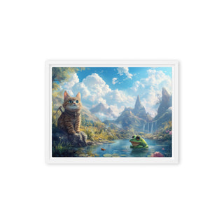 Echoes of Serenity - Framed Canvas