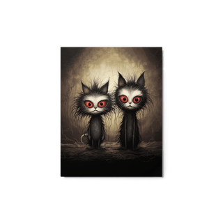 The Dastardly Twins - Metal Print