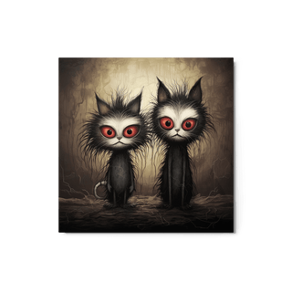 The Dastardly Twins - Metal Print