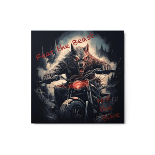 Rider's Roar - Metal Print