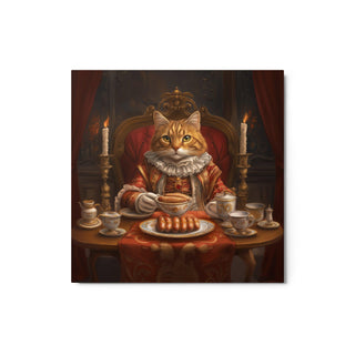 The Regal Feast - Metal Print