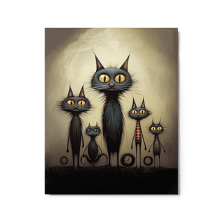 The Awkward Family - Metal Print