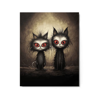 The Dastardly Twins - Metal Print