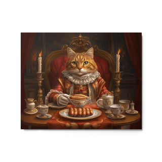 The Regal Feast - Metal Print