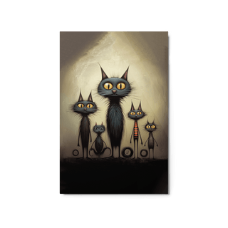 The Awkward Family - Metal Print