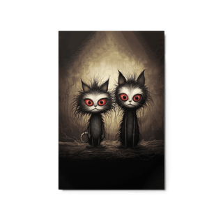 The Dastardly Twins - Metal Print