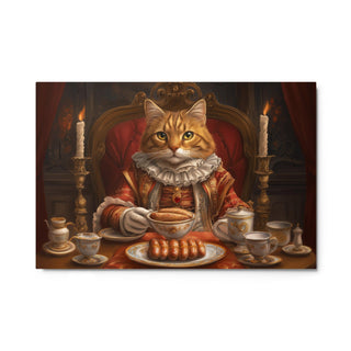 The Regal Feast - Metal Print