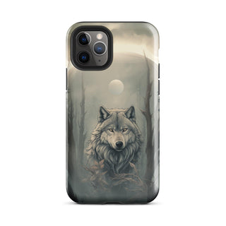 Misty Wilderness Wolf - iPhone Case