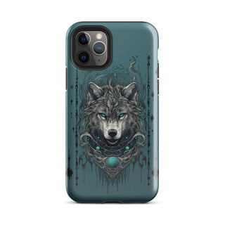 Mystic Wolf Amulet - iPhone Case