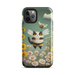 Fluttering Cat-Bee - iPhone Case