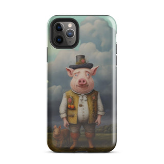 Sir Porcington's Day Out - iPhone Case