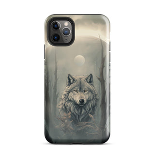 Misty Wilderness Wolf - iPhone Case