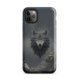 Grey Wolf Gaze - iPhone Case