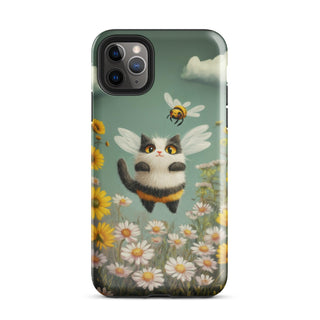 Fluttering Cat-Bee - iPhone Case