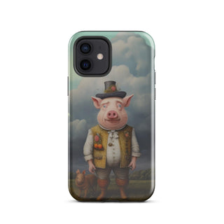 Sir Porcington's Day Out - iPhone Case