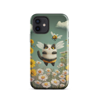 Fluttering Cat-Bee - iPhone Case