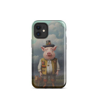 Sir Porcington's Day Out - iPhone Case