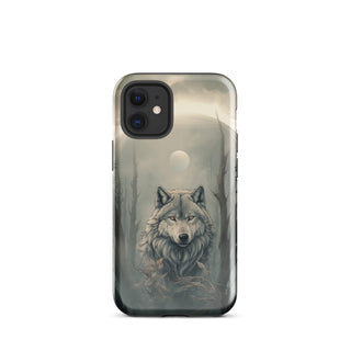 Misty Wilderness Wolf - iPhone Case