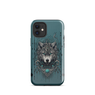 Mystic Wolf Amulet - iPhone Case