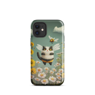 Fluttering Cat-Bee - iPhone Case