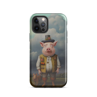 Sir Porcington's Day Out - iPhone Case