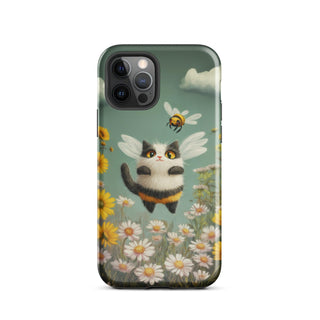 Fluttering Cat-Bee - iPhone Case