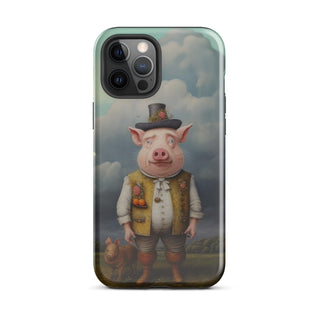 Sir Porcington's Day Out - iPhone Case