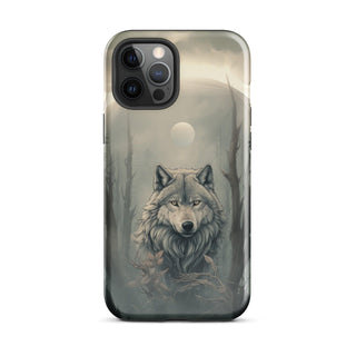 Misty Wilderness Wolf - iPhone Case