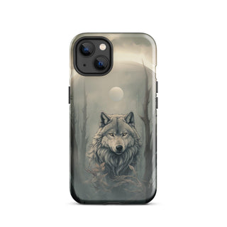 Misty Wilderness Wolf - iPhone Case