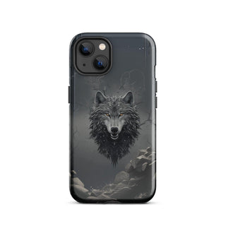 Grey Wolf Gaze - iPhone Case