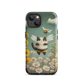 Fluttering Cat-Bee - iPhone Case