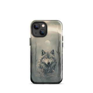 Misty Wilderness Wolf - iPhone Case