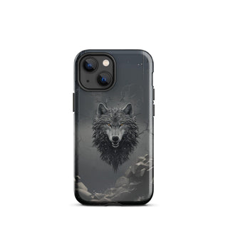 Grey Wolf Gaze - iPhone Case