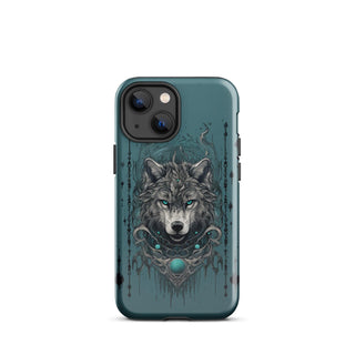 Mystic Wolf Amulet - iPhone Case