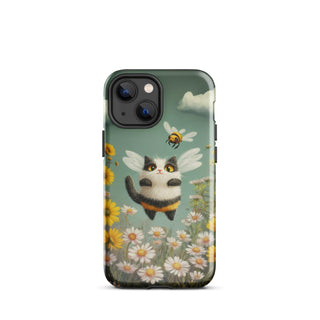 Fluttering Cat-Bee - iPhone Case