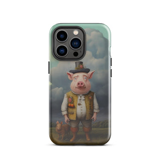 Sir Porcington's Day Out - iPhone Case