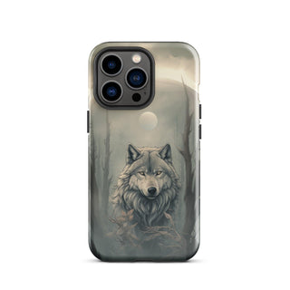 Misty Wilderness Wolf - iPhone Case