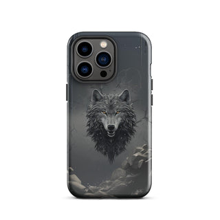 Grey Wolf Gaze - iPhone Case