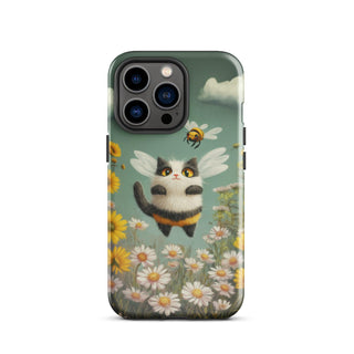 Fluttering Cat-Bee - iPhone Case