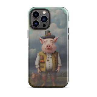 Sir Porcington's Day Out - iPhone Case