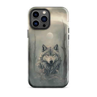 Misty Wilderness Wolf - iPhone Case