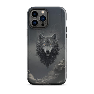 Grey Wolf Gaze - iPhone Case