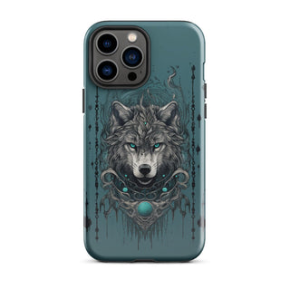 Mystic Wolf Amulet - iPhone Case